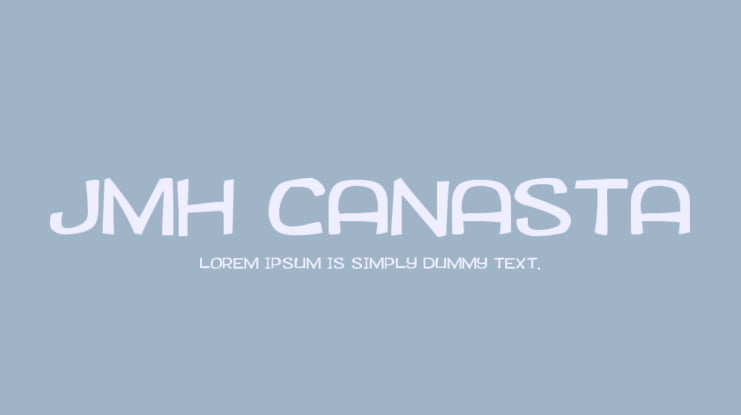 JMH CANASTA Font