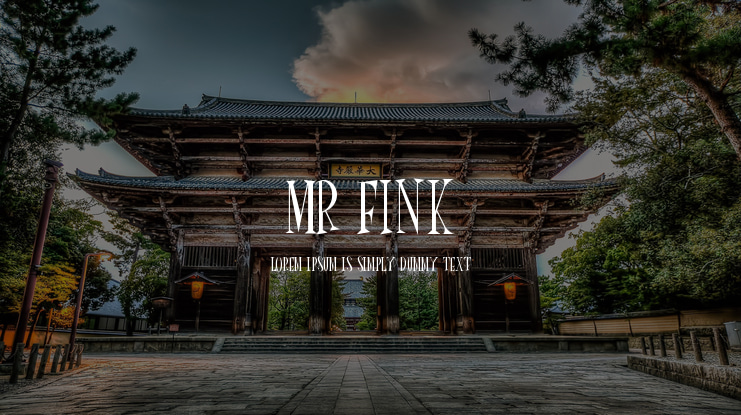 Mr Fink Font