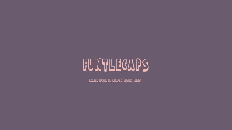 FuntleCaps Font