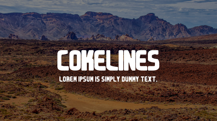 Cokelines Font