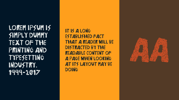 Woodcutter Noise Font