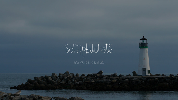 Scrapbuckets Font