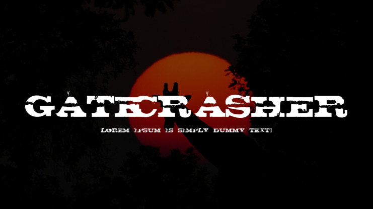 Gatecrasher Font