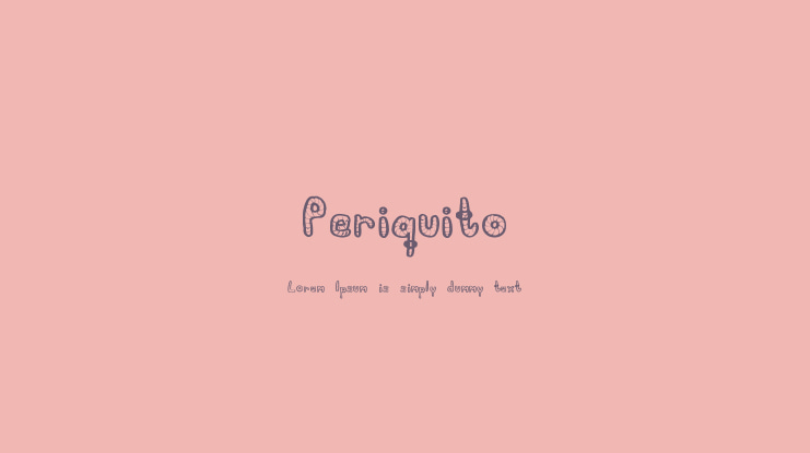 Periquito Font