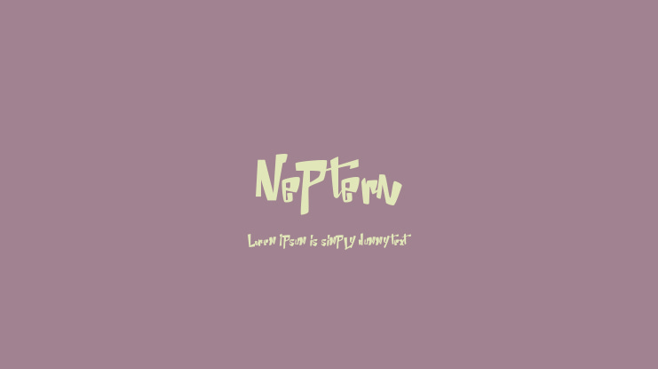 Neptern Font