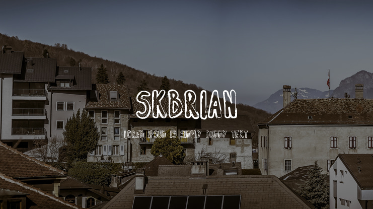 SK_BRIAN Font