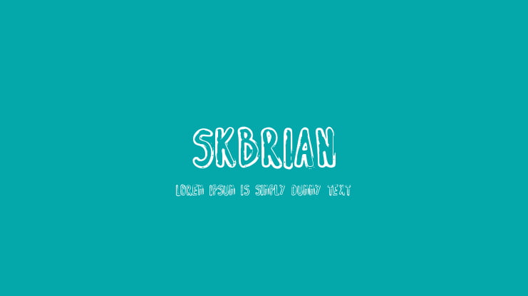SK_BRIAN Font