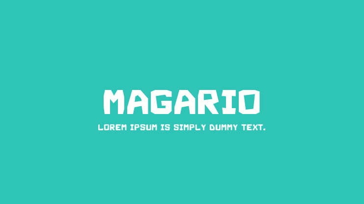 Magario Font