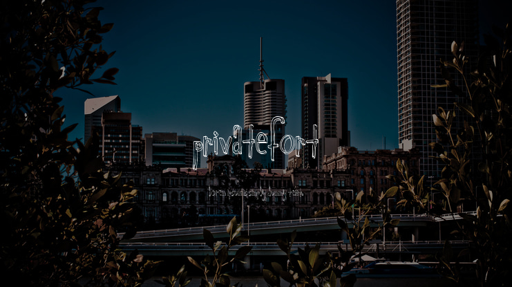 PrivateFort Font