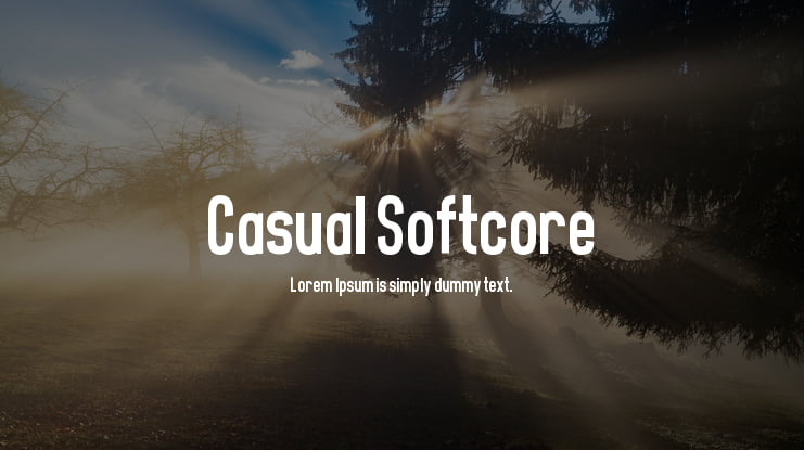 Casual Softcore Font