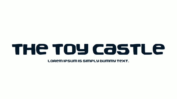 The Toy Castle Font