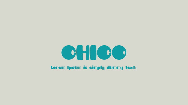 CHICO Font