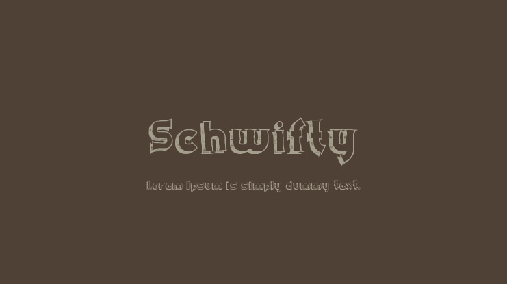 Schwifty Font