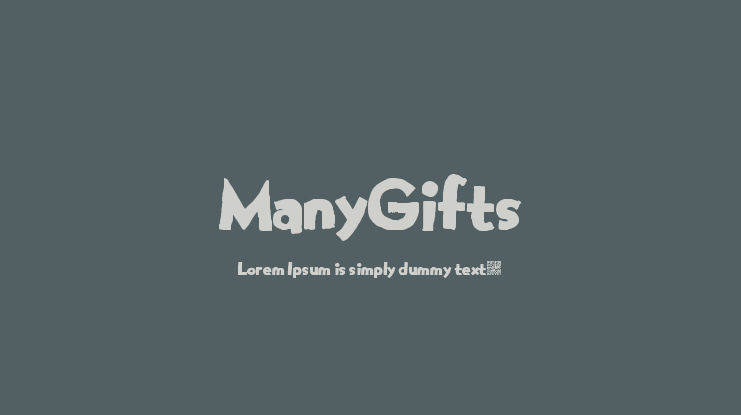 ManyGifts Font