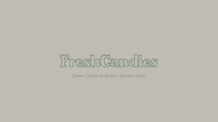 FreshCandies Font