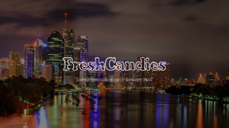 FreshCandies Font