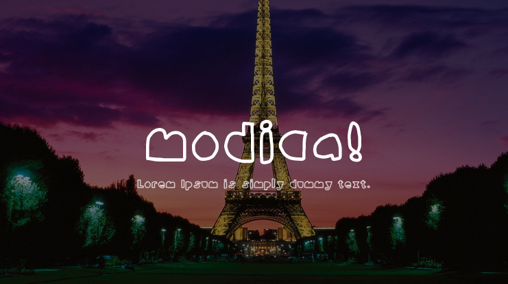 modica! Font