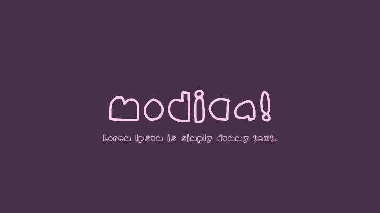 modica! Font