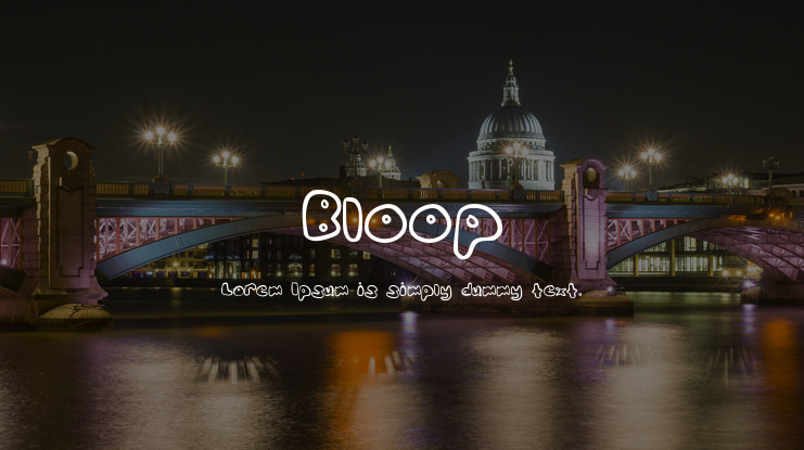 Bloop Font