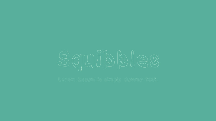 Squibbles Font