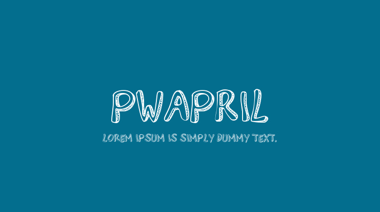 PWApril Font