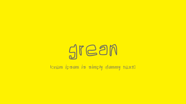 grean Font