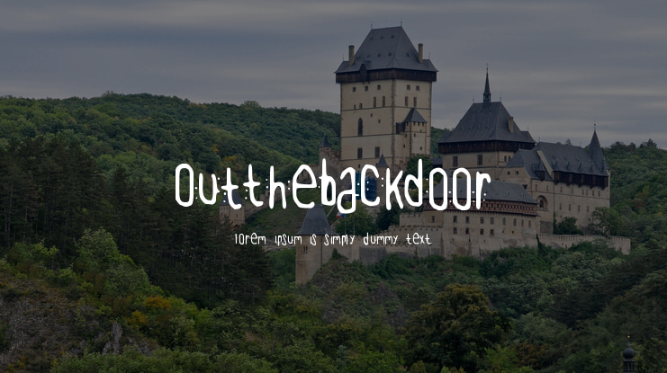 OutTheBackDoor Font