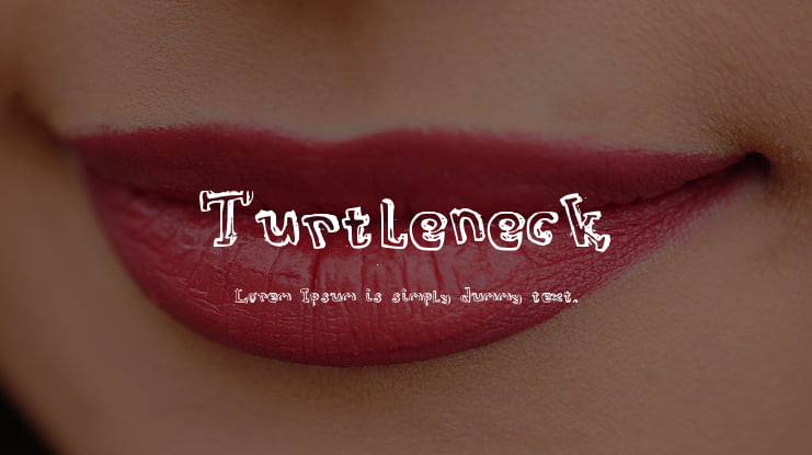 Turtleneck Font