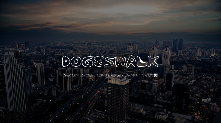 DogesWalk Font