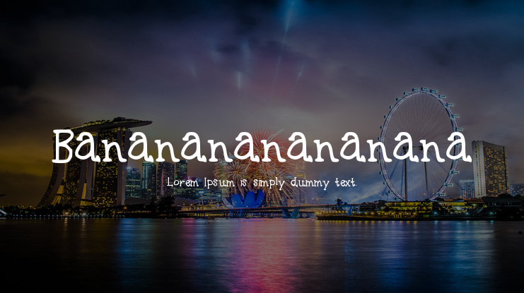 Bananananananana Font