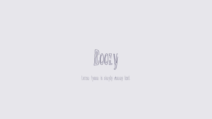 Doozy Font