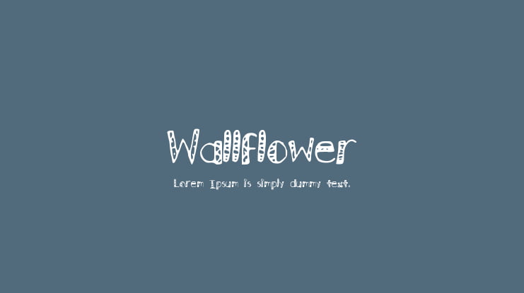 Wallflower Font
