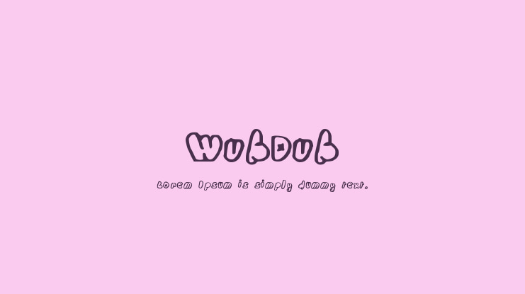 WubDub Font