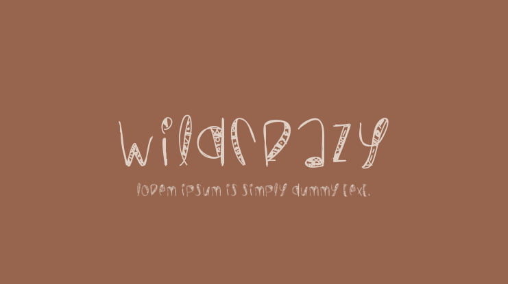 WildCrazy Font