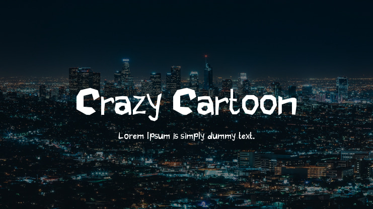 Crazy Cartoon Font