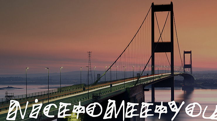 NicetoMeetYou Font