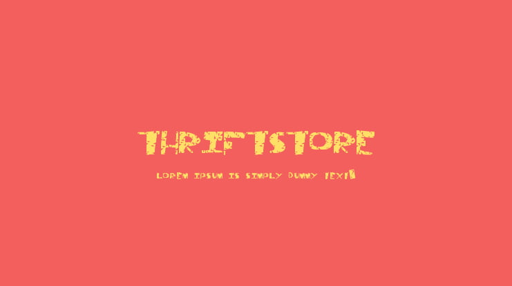 ThriftStore Font