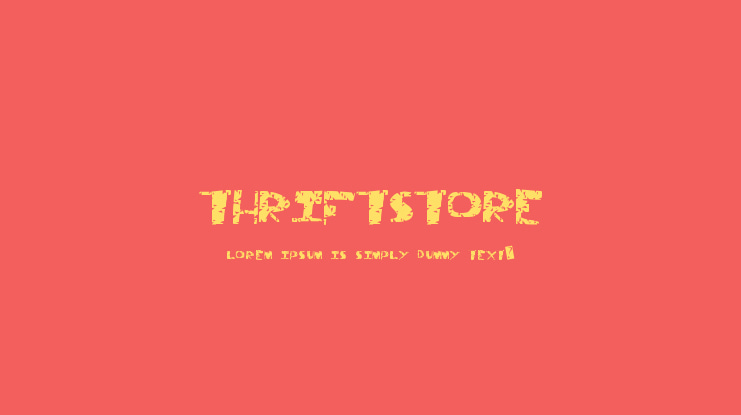 ThriftStore Font