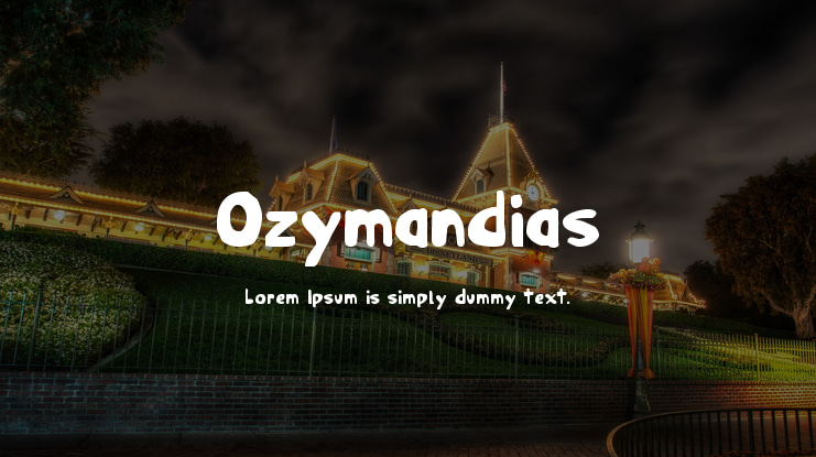 Ozymandias Font Family