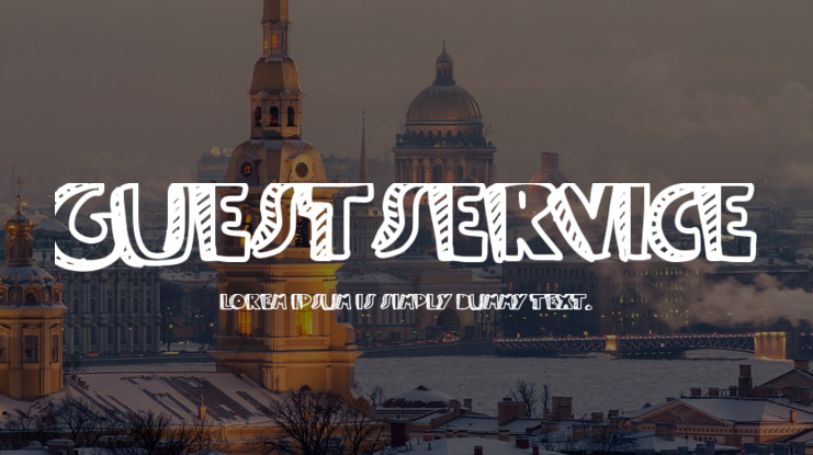 Guestservice Font
