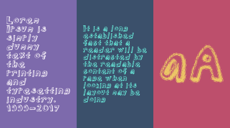 Dotted Newspaper Font