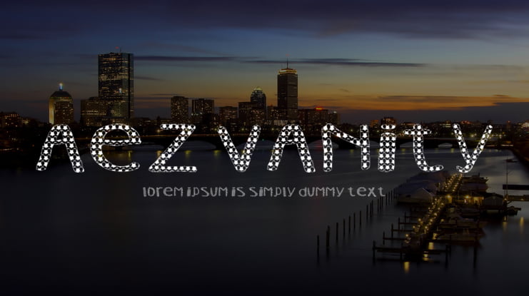 AEZ Vanity Font