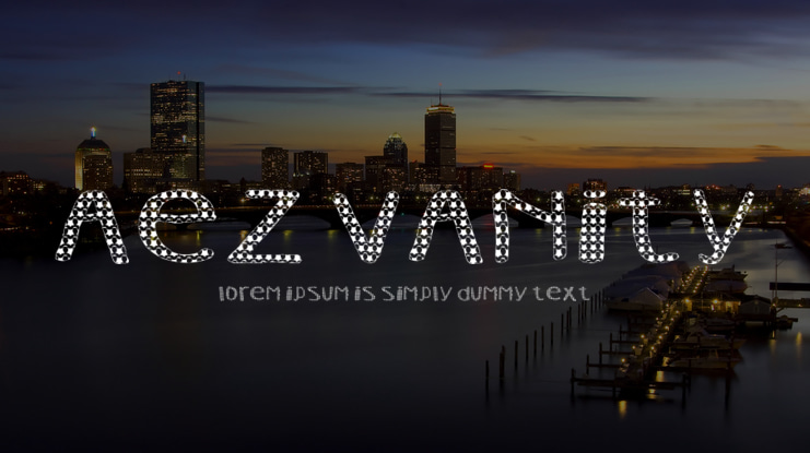 AEZ Vanity Font