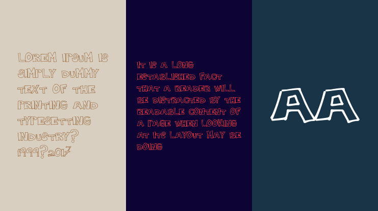 PlainHandline Font