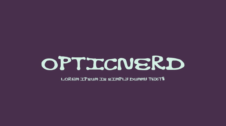 OpticNerd Font