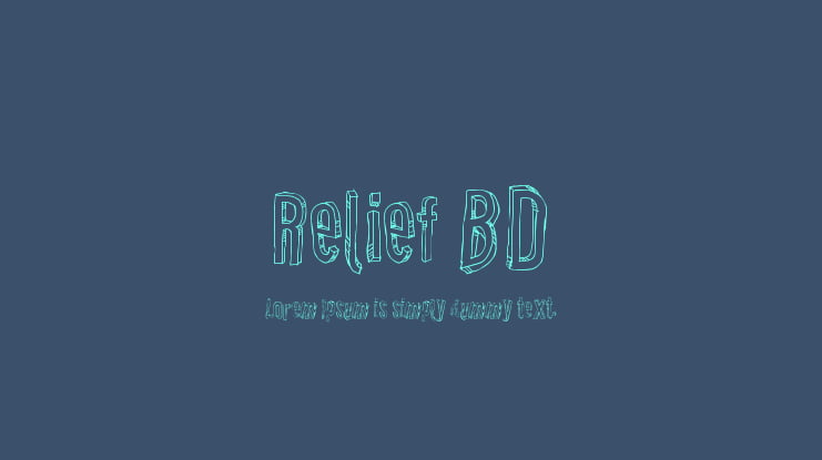 Relief BD Font