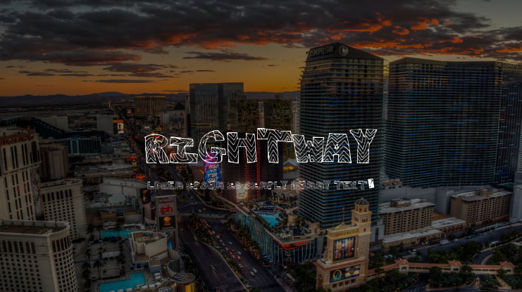 RightWay Font