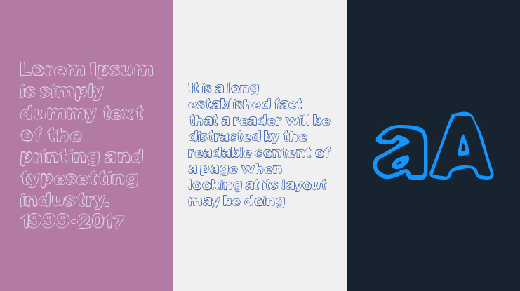 DeliciousOutline Font