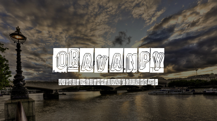 Oravanpy Font