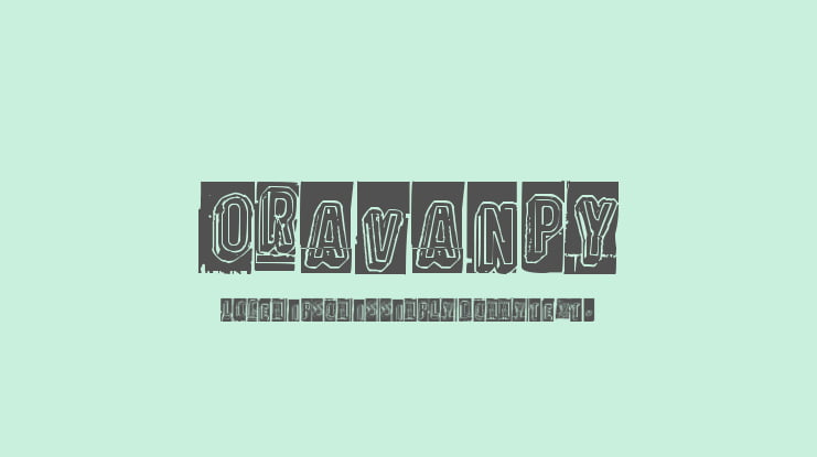 Oravanpy Font